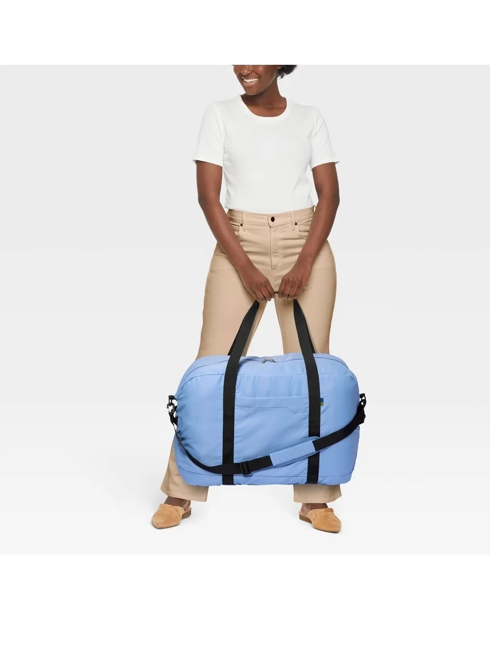 Light Blue Men's Weekend Duffel Bag
